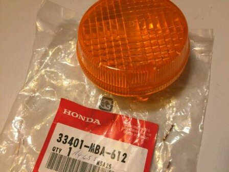 Knipperlichtglas oranje Honda