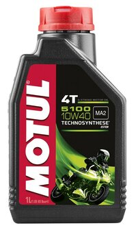 Motul 5100 motorolie 10w40 Semi Sinthetisch 1 liter