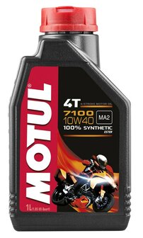 Motul 7100 motorolie 10W40 100% Synthetisch 1 liter