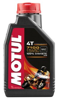 Motul 7100 motorolie 15w50 100% Synthetisch 1 liter