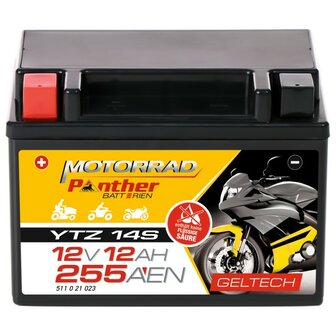 Accu YTZ14S GEL Panther onderhoudsvrij