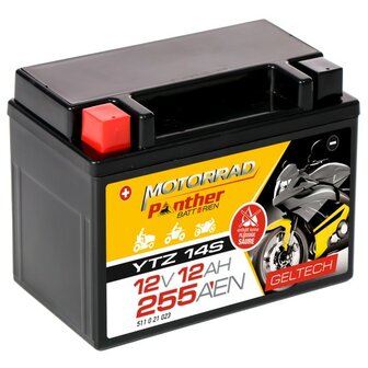 Accu YTZ14S GEL Panther onderhoudsvrij