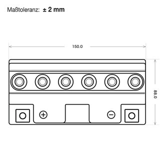 Accu YTX12A-BS onderhoudsvrij Panther 